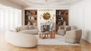 Zuo Modern Tibet Sofa in Cream/Olive Green