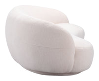 Zuo Modern Tibet Sofa in Cream/Olive Green