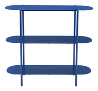 Zuo Modern Tre Console Table in Blue/White