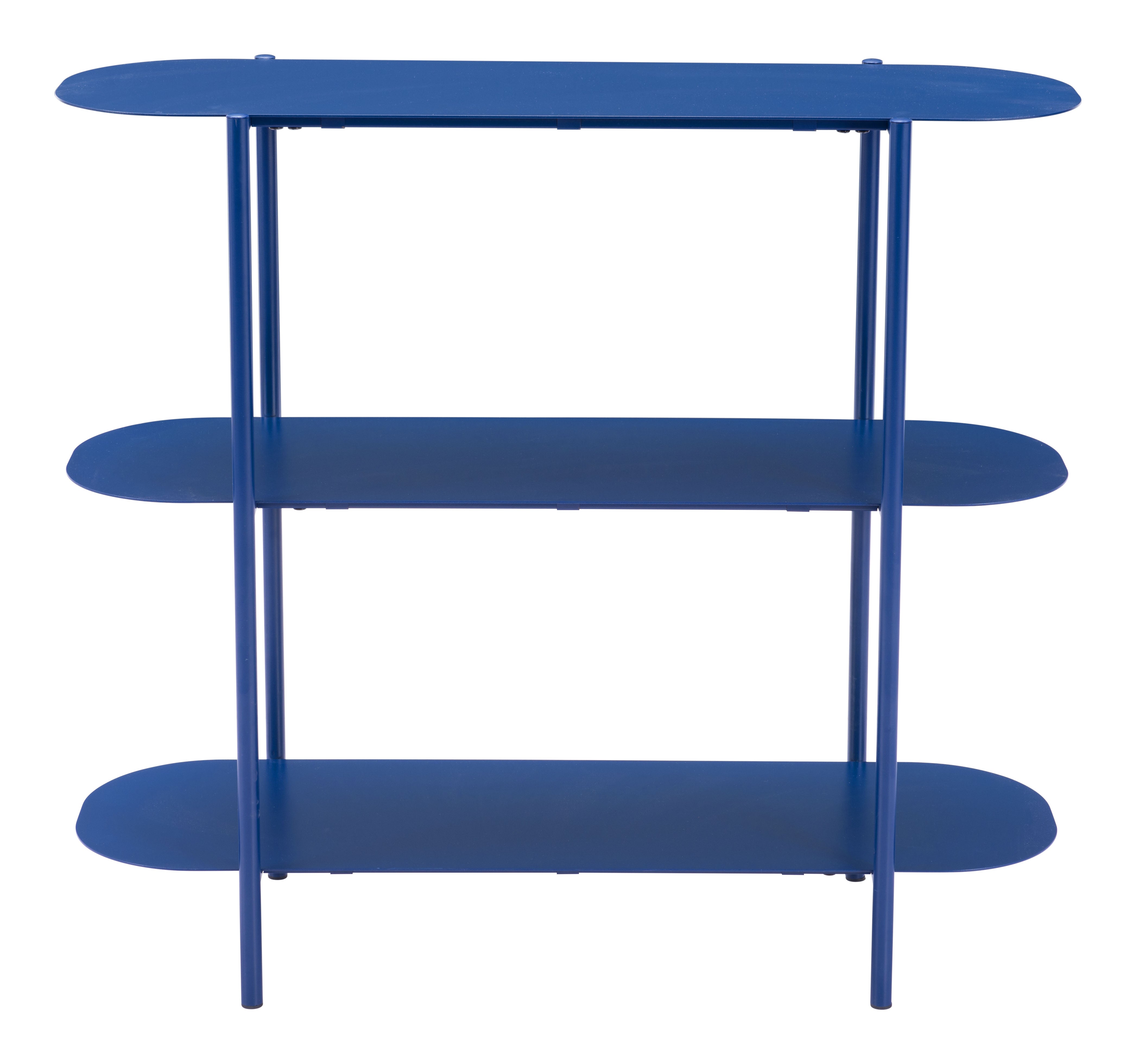 Zuo Modern Tre Console Table in Blue/White