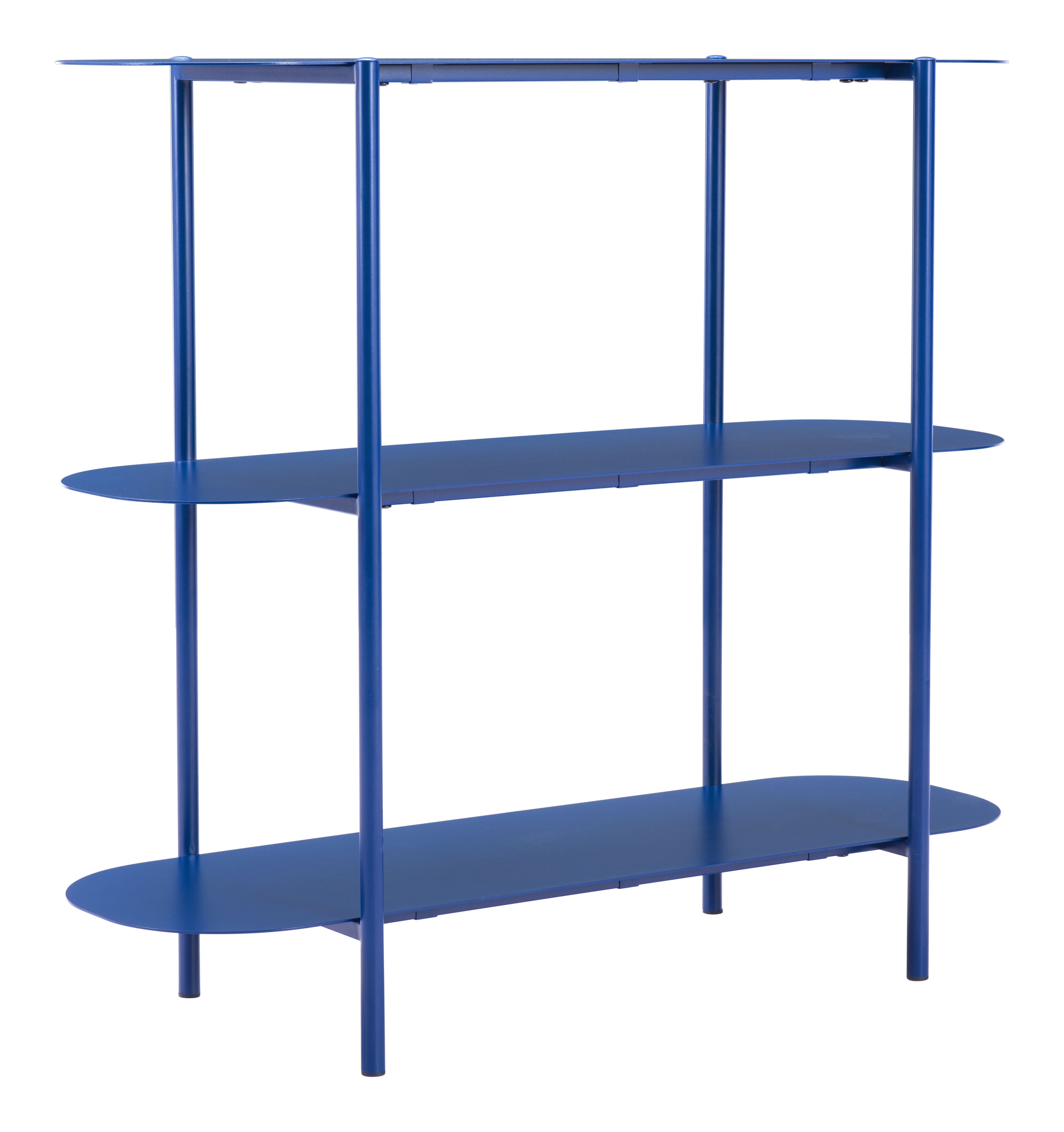 Zuo Modern Tre Console Table in Blue/White