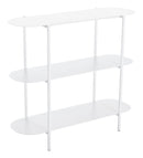Zuo Modern Tre Console Table in Blue/White