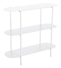 Zuo Modern Tre Console Table in Blue/White