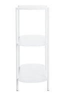 Zuo Modern Tre Console Table in Blue/White