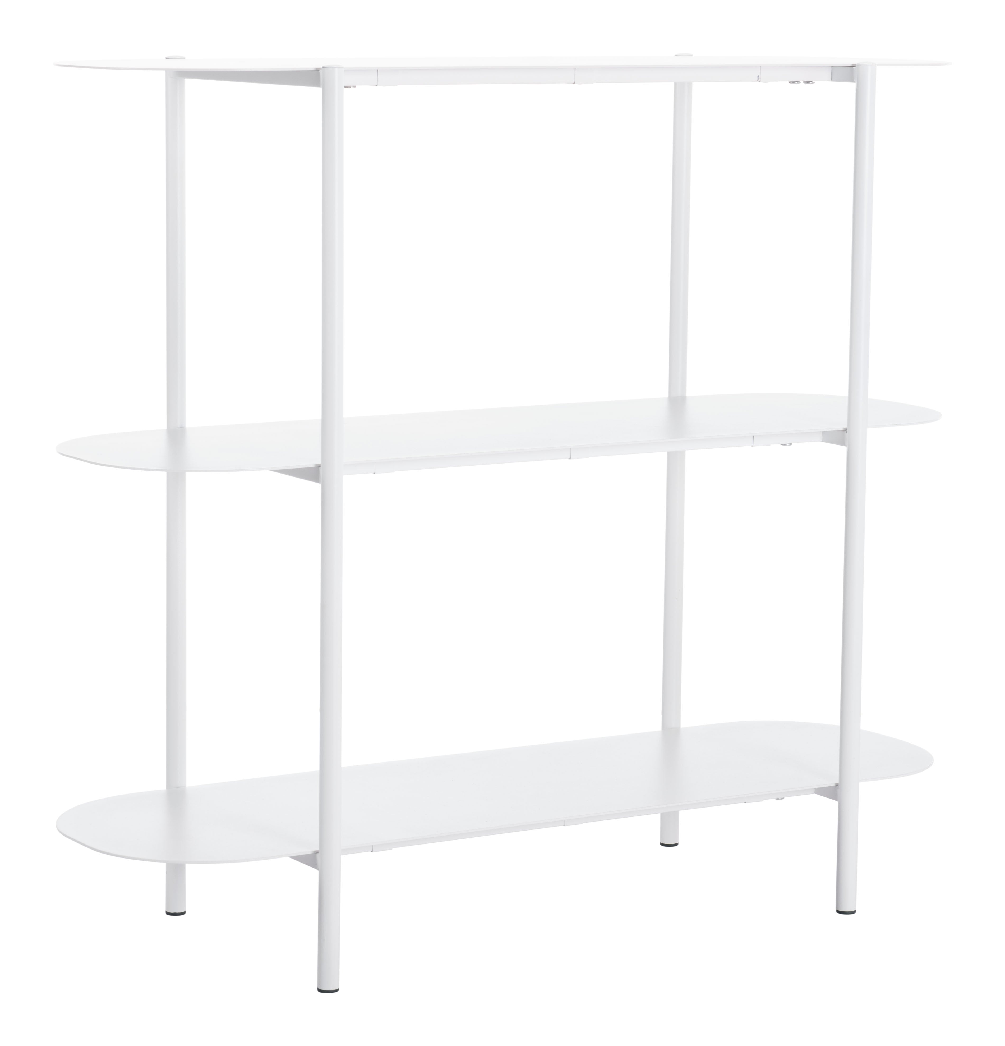 Zuo Modern Tre Console Table in Blue/White