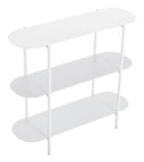 Zuo Modern Tre Console Table in Blue/White