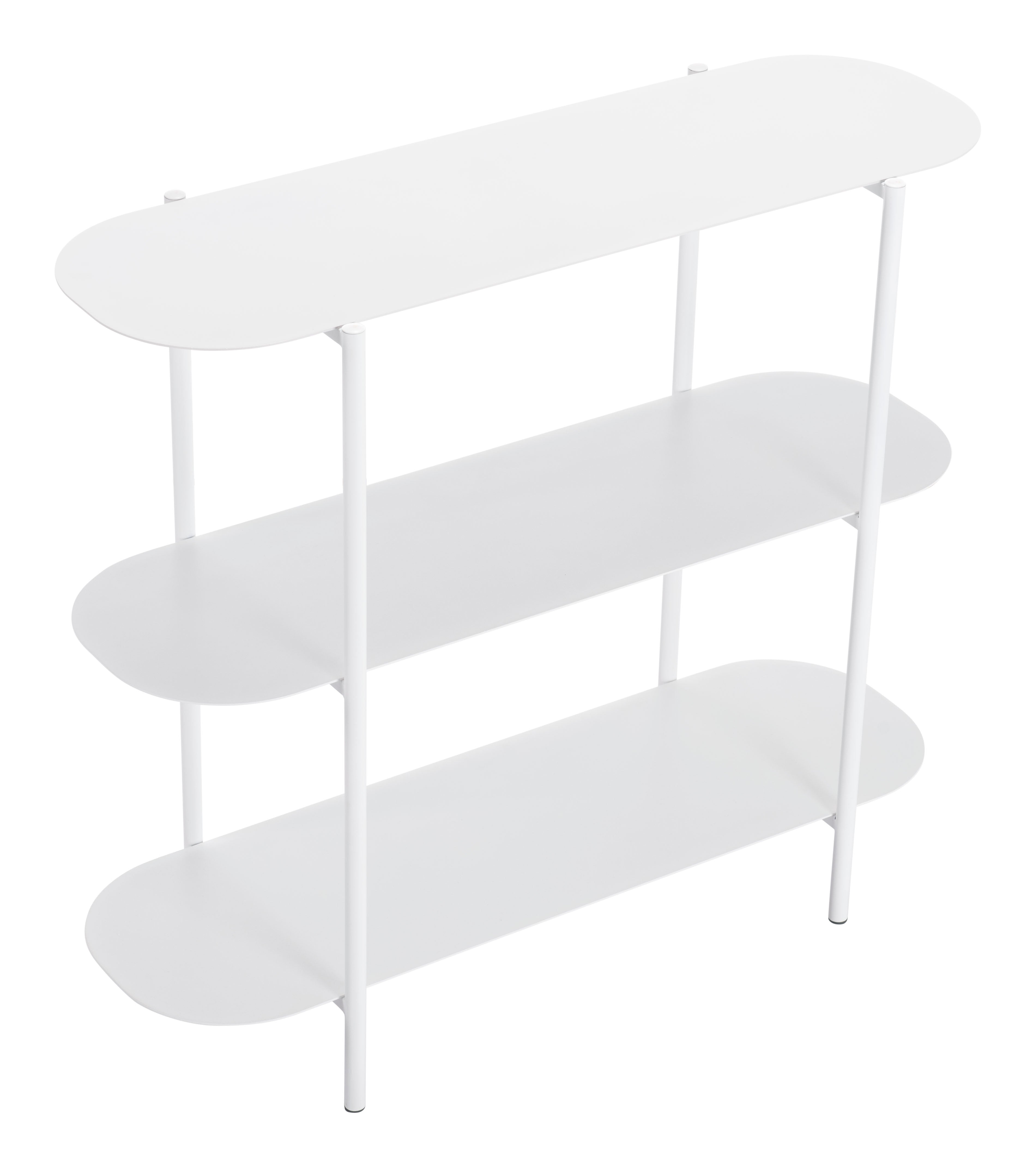Zuo Modern Tre Console Table in Blue/White