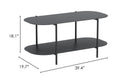 Zuo Modern Pullman Coffee Table in Black/White