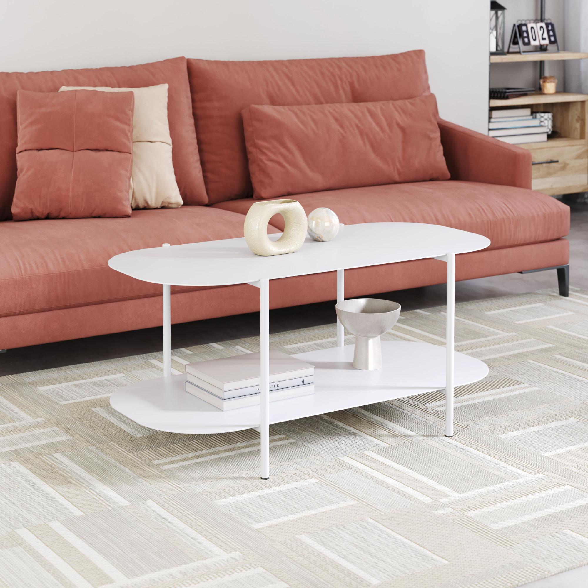 Zuo Modern Pullman Coffee Table in Black/White