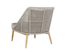 Sunpan Andria Lounge Chair - Palazzo Taupe / Arashi Black