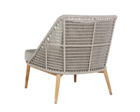 Sunpan Andria Lounge Chair - Palazzo Taupe / Arashi Black