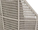 Sunpan Andria Lounge Chair - Palazzo Taupe / Arashi Black