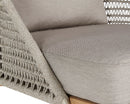 Sunpan Andria Lounge Chair - Palazzo Taupe / Arashi Black