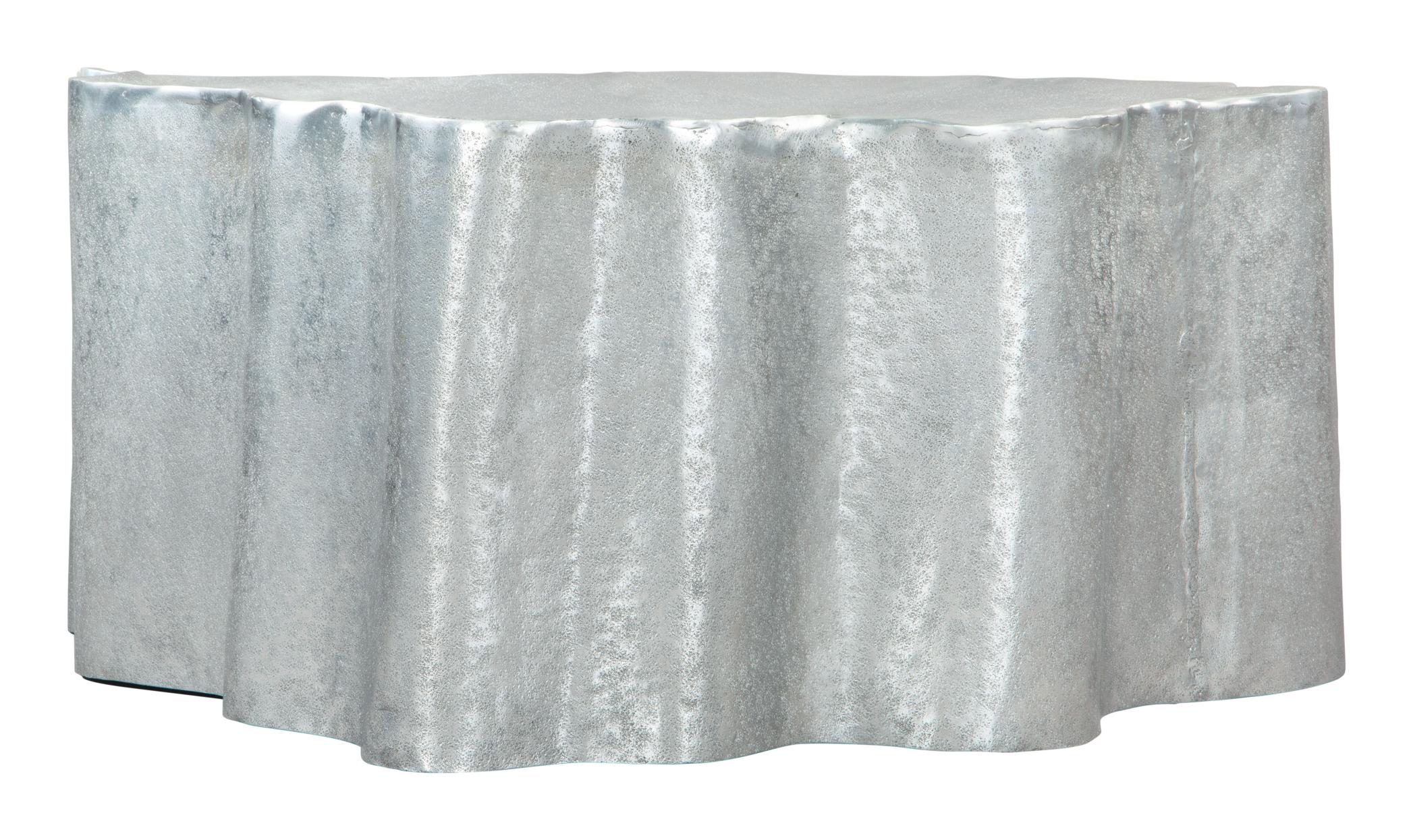 Zuo Modern Kortha Coffee Table Antique Silver
