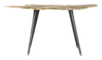 Zuo Modern Gingko Coffee Table Antique Brass