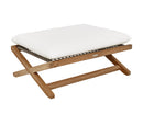 Sunpan Bari Teak Stool in Charcoal