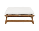 Sunpan Bari Teak Stool in Charcoal