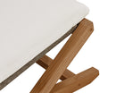 Sunpan Bari Teak Stool in Charcoal