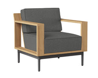 Sunpan Cagliari Armchair in Gracebay Grey / Palazzo Cream
