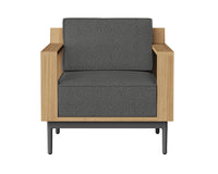 Sunpan Cagliari Armchair in Gracebay Grey / Palazzo Cream