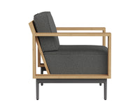 Sunpan Cagliari Armchair in Gracebay Grey / Palazzo Cream