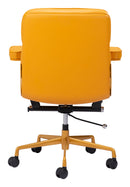 Zuo Modern Smiths Office Chair Yellow