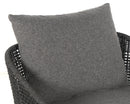 Sunpan Capri Lounge Chair in Natural and Gracebay Grey/Smoke Grey and Copacabana Marble / Drift Brown