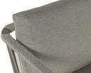 Sunpan Catania Armchair In Dark Grey and Copacabana Grey / Palazzo Taupe