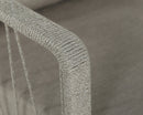 Sunpan Catania Armchair In Dark Grey and Copacabana Grey / Palazzo Taupe
