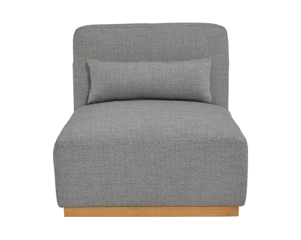 Sunpan Carbonia Swivel Lounge Chair In Fontelina Grey/Palazzo Taupe