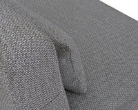 Sunpan Carbonia Swivel Lounge Chair In Fontelina Grey/Palazzo Taupe