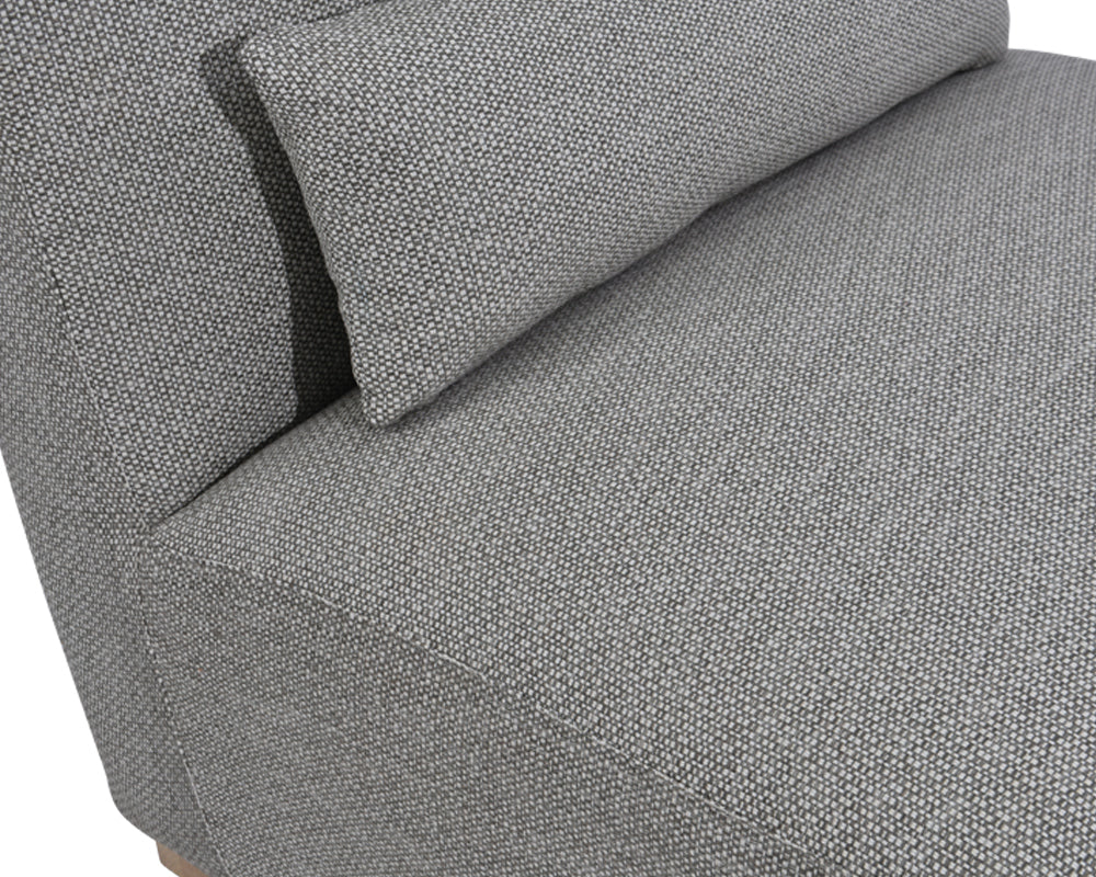 Sunpan Carbonia Swivel Lounge Chair In Fontelina Grey/Palazzo Taupe