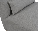 Sunpan Carbonia Swivel Lounge Chair In Fontelina Grey/Palazzo Taupe