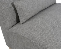 Sunpan Carbonia Swivel Lounge Chair In Fontelina Grey/Palazzo Taupe