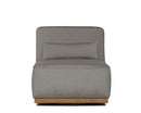 Sunpan Carbonia Swivel Lounge Chair In Fontelina Grey/Palazzo Taupe