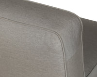 Sunpan Carbonia Swivel Lounge Chair In Fontelina Grey/Palazzo Taupe