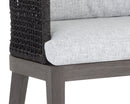 Sunpan Capri Counter Stool In Natural And Gracebay Grey/Smoke Grey And Copacabana Marble