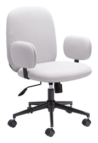 Zuo Modern Lionel Office Chair in Beige/Olive Green