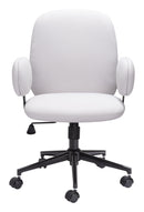 Zuo Modern Lionel Office Chair in Beige/Olive Green