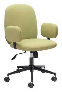 Zuo Modern Lionel Office Chair in Beige/Olive Green