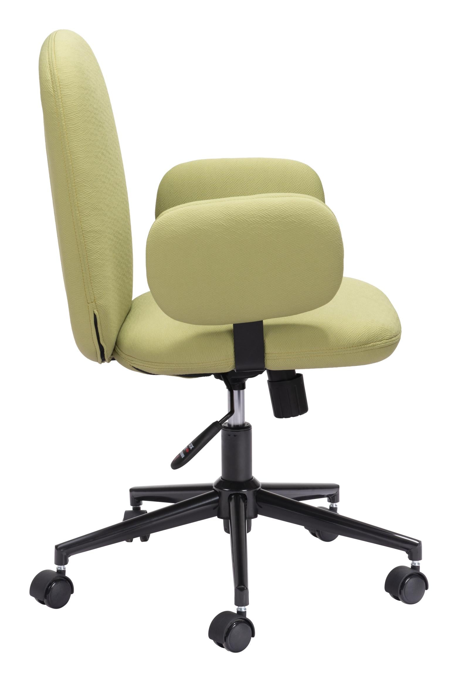 Zuo Modern Lionel Office Chair in Beige/Olive Green