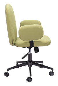Zuo Modern Lionel Office Chair in Beige/Olive Green