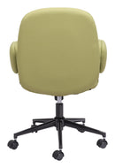Zuo Modern Lionel Office Chair in Beige/Olive Green