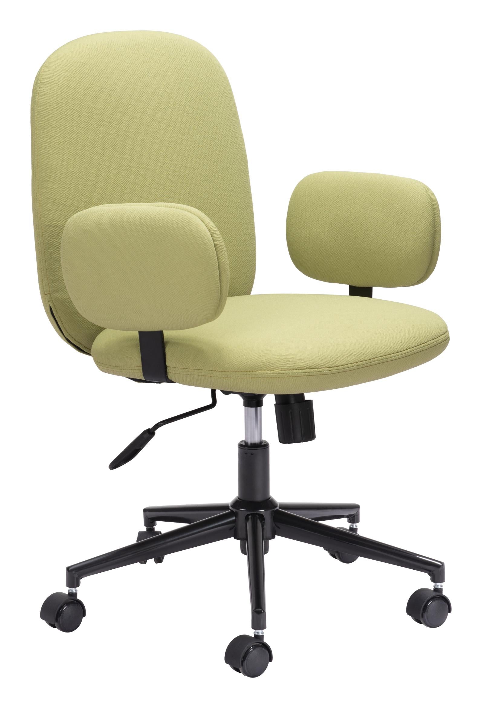 Zuo Modern Lionel Office Chair in Beige/Olive Green