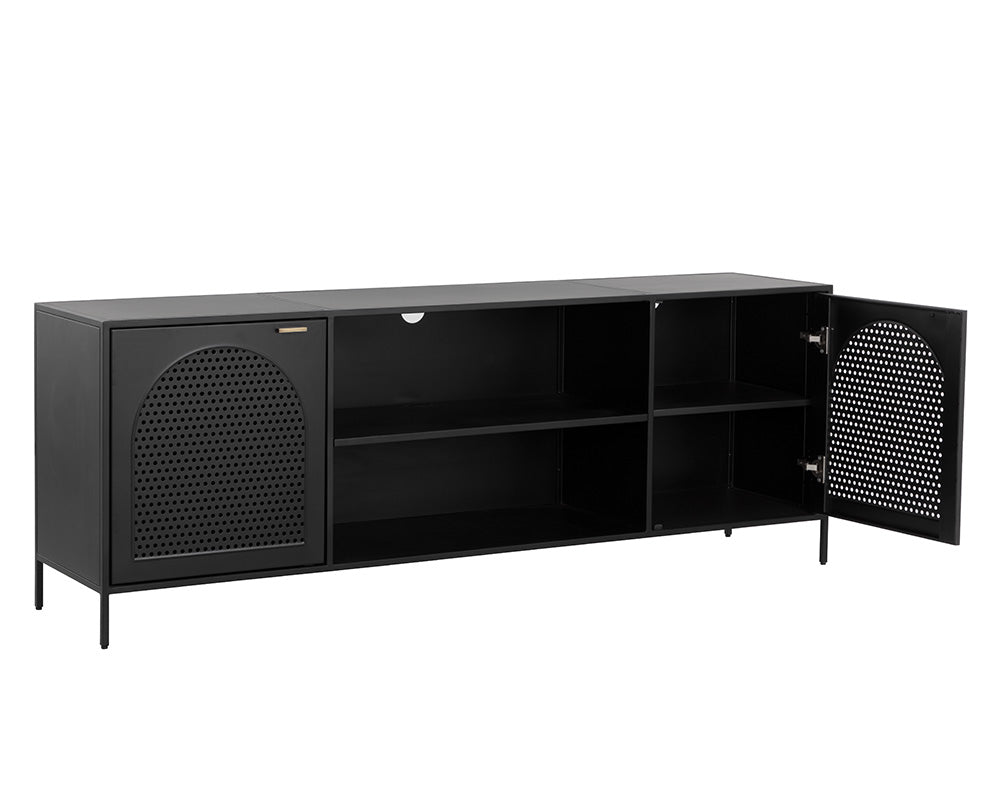 Sunpan Aziza Media Console And Cabinet