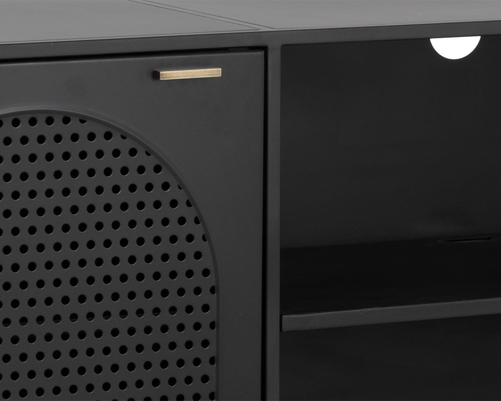 Sunpan Aziza Media Console And Cabinet