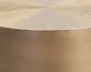 Sunpan Creed Side Table in Antique Gold / Gunmetal