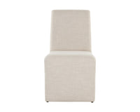 Sunpan Cascata Dining Chair in Effie Linen / Meg Rust / Moss Green / Marseille Black/Camel Leather