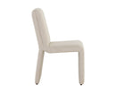 Sunpan Cascata Dining Chair in Effie Linen / Meg Rust / Moss Green / Marseille Black/Camel Leather