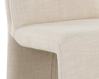 Sunpan Cascata Dining Chair in Effie Linen / Meg Rust / Moss Green / Marseille Black/Camel Leather